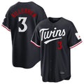 M.Twins #3 Harmon Killebrew Player Navy Home Game Fdoa Stitched Jerseys