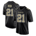 NO.Saints #21 Justin Reid Player Black Carbon Fashion Home Game Gdoa Stitched Jerseys