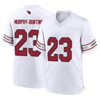 A.Cardinals #23 Sean Murphy-Bunting Player White Home Game Gdoa Stitched Jerseys