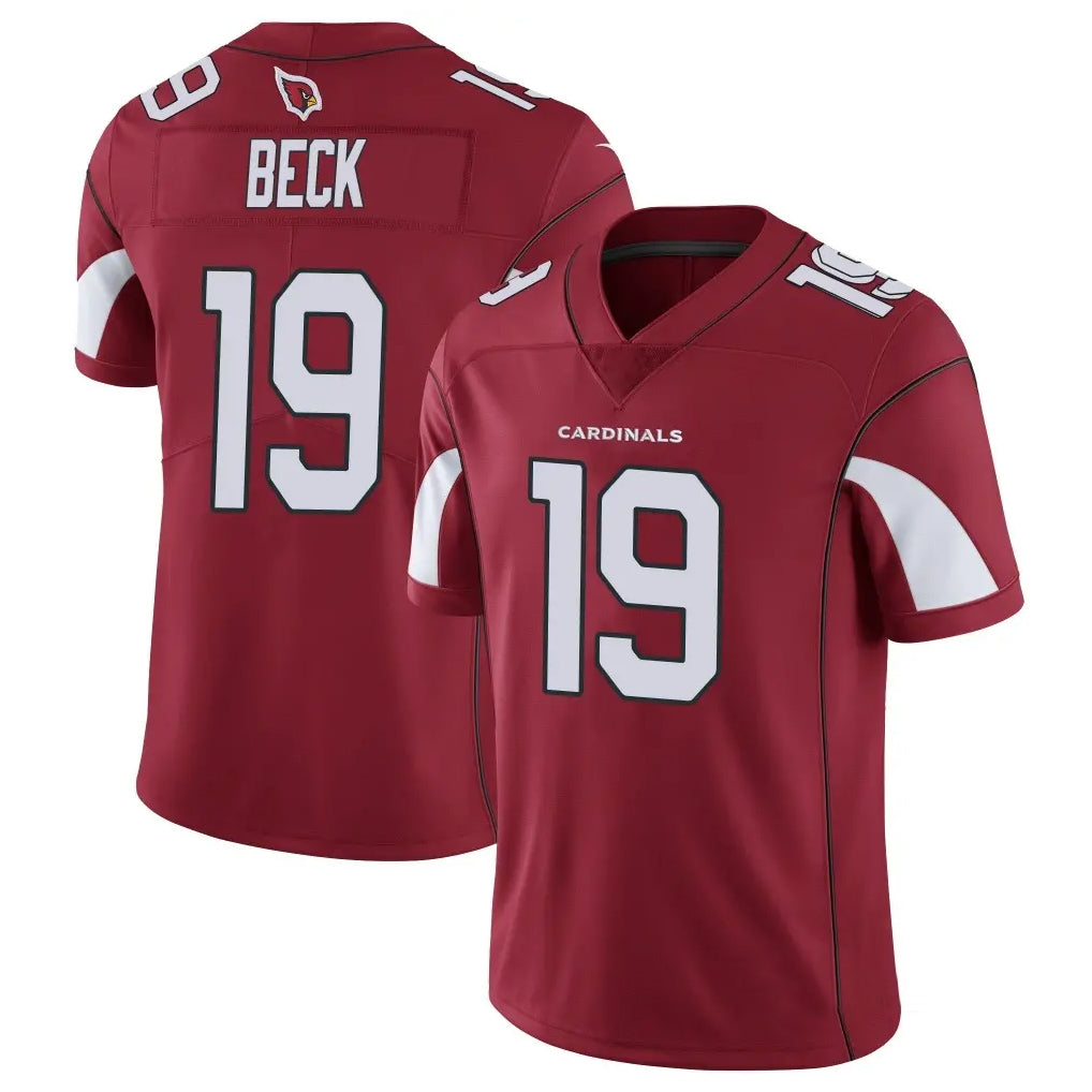 A.Cardinals #19 Carson Beck Player Cardinal Vapor Limited Home Game  Gdoa Stitched Jerseys