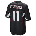 A.Cardinals #11 Larry Fitzgerald Player Black Game Gdoa Stitched Jerseys