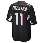 A.Cardinals #11 Larry Fitzgerald Player Black Game Gdoa Stitched Jerseys