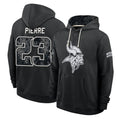 MN.Vikings #23 James Pierre Player 2026 Black Logo Pullover Hoodies Limited Game Gdoa Stitched Jerseys