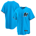 M.Marlins ## Marlins Blank Player Blue Home Game Fdoa Stitched Jerseys