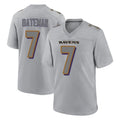 B.Ravens #7 Rashod Bateman Player Gray Color Rush Vapor Untouchable Game Gdoa Stitched Jerseys