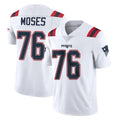 NE.Patriots #76 Morgan Moses Player White Vapor Untouchable Home Game Gdoa Stitched Jerseys