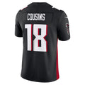 A.Falcons #18 Kirk Cousins Player Black Vapor F.U.S.E. Limited Gdoa Stitched Jerseys