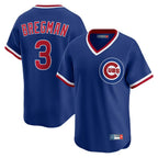 C.Cubs #3 Alex Bregman Player Royal T-shirt Cooperstown Collection Limited Gdoa Stitched Jerseys