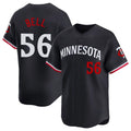 M.Twins #56 Josh Bell Player Navy Home Limited Fdoa Stitched Jerseys