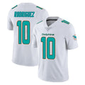M.Dolphins #10 Jacob Rodriguez Player White Limited Vapor Untouchable Home Game Gdoa Stitched Jerseys