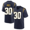 LA.Chargers #30 Alec Ingold Player Navy Home Game Gdoa Stitched Jerseys