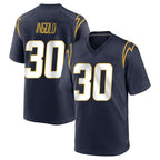 LA.Chargers #30 Alec Ingold Player Navy Home Game Gdoa Stitched Jerseys