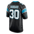 C.Panthers #30 Chuba Hubbard Player Black Game Gdoa Stitched Jerseys