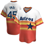 H.Astros #45 Tatsuya Imai Player Rainbow Cooperstown Collection T-shirt Gdoa Stitched Jerseys