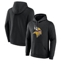M.Vikings ## Vikings Blank Player Black LOGO Pullover Hoodies Limited Game Gdoa Stitched Jerseys