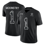 NO.Saints #1 Kool-Aid McKinstry Player Black Limited 2026 Salute to Service Home Game Gdoa Stitched Jerseys