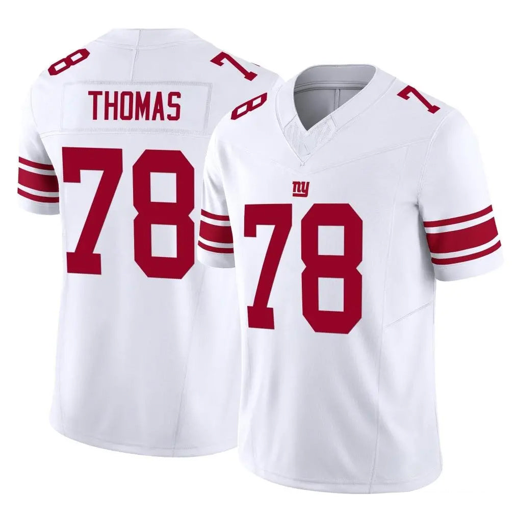 NY.Giants #78 Andrew Thomas Player White Limited Vapor F.U.S.E. Home Game Gdoa Stitched Jerseys