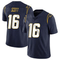 LA.Chargers #16 J.K. Scott Player Navy Limited Vapor Untouchable Home Game Gdoa Stitched Jerseys