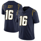 LA.Chargers #16 J.K. Scott Player Navy Limited Vapor Untouchable Home Game Gdoa Stitched Jerseys