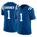 IN.Colts #1 Sauce Gardner Player Royal Limited Vapor F.U.S.E. Home Game Gdoa Stitched Jerseys