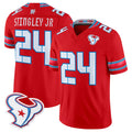 H.Texans #24 Derek Stingley Jr. Player Red 2026 Rivalries Vapor Limited Home Game Gdoa Stitched jerseys