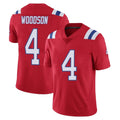 NE.Patriots #4 Craig Woodson Player Red Vapor Untouchable Home Game Gdoa Stitched Jerseys