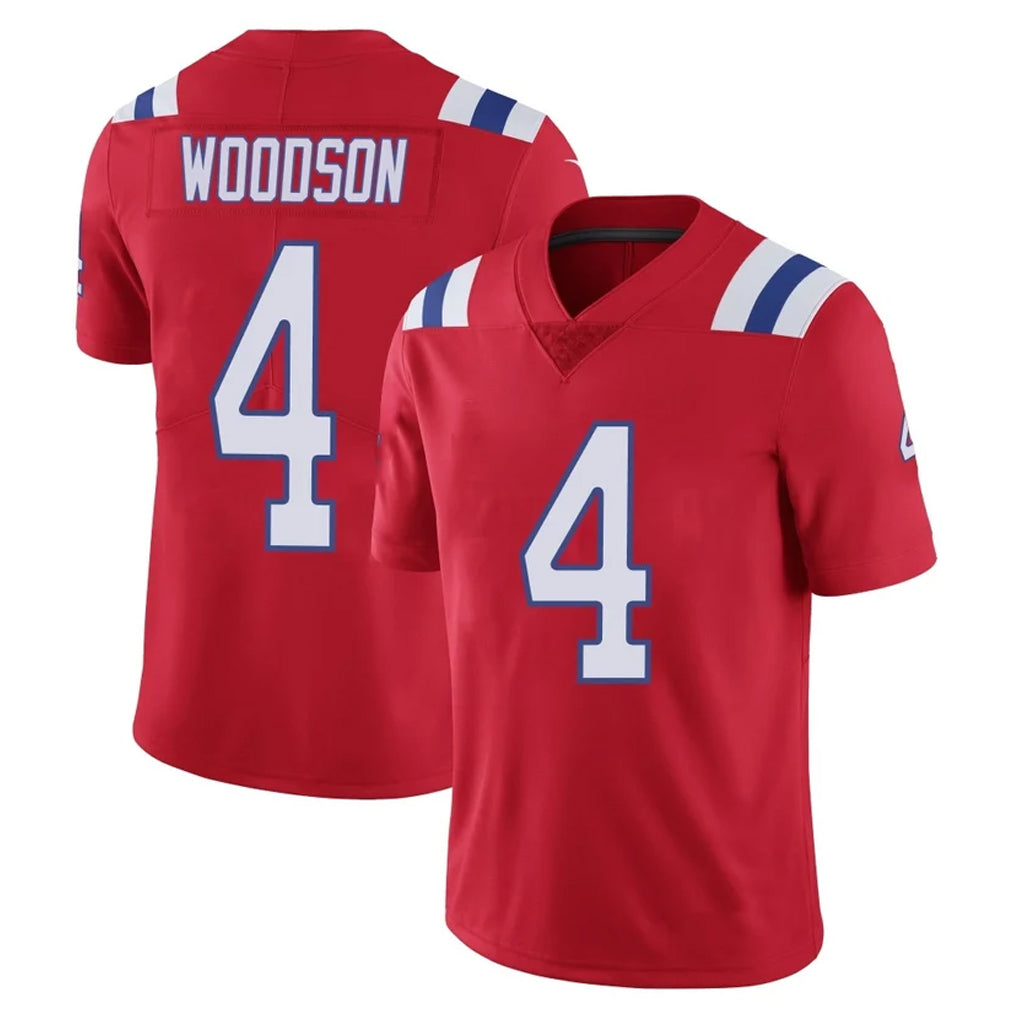 NE.Patriots #4 Craig Woodson Player Red Vapor Untouchable Home Game Gdoa Stitched Jerseys