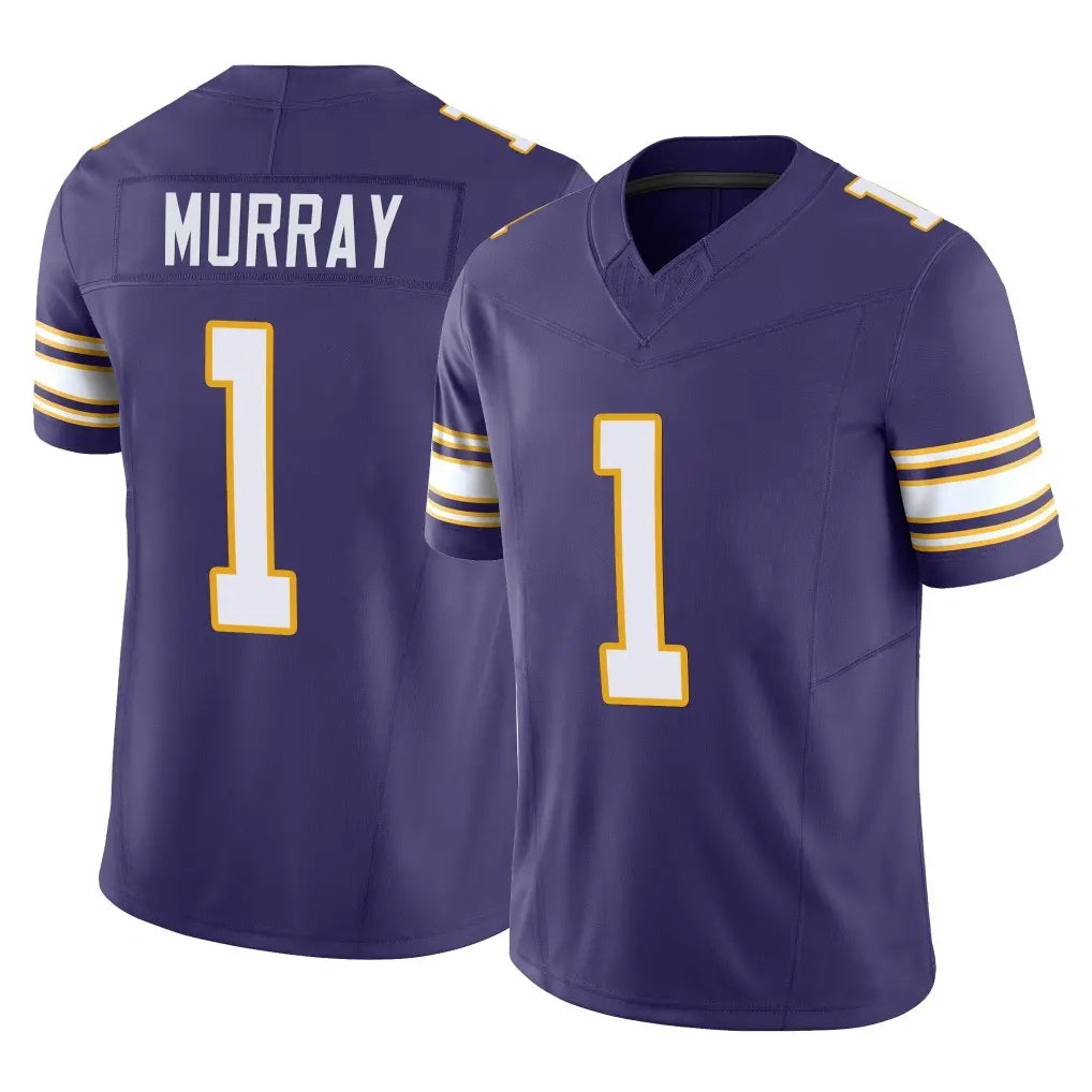 M.Vikings #1 Kyler Murray Player Purple Limited Classic Vapor F.U.S.E. Home Game Gdoa Stitched Jerseys
