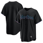 M.Marlins ## Marlins Blank Player Black  Home Game Fdoa Stitched Jerseys