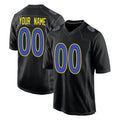 Custom LA.Rams Black Fashion Limited Home Game Any Name & Numbers Gdoa Stitched Jerseys