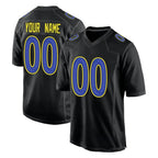 Custom LA.Rams Black Fashion Limited Home Game Any Name & Numbers Gdoa Stitched Jerseys