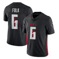 A.Falcons #6 Nick Folk Player Black Vapor Untouchable Limited Home Game Gdoa Stitched Jerseys