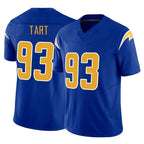 LA.Chargers #93 Teair Tart Player Royal Limited Vapor F.U.S.E. Home Game Gdoa Stitched Jerseys