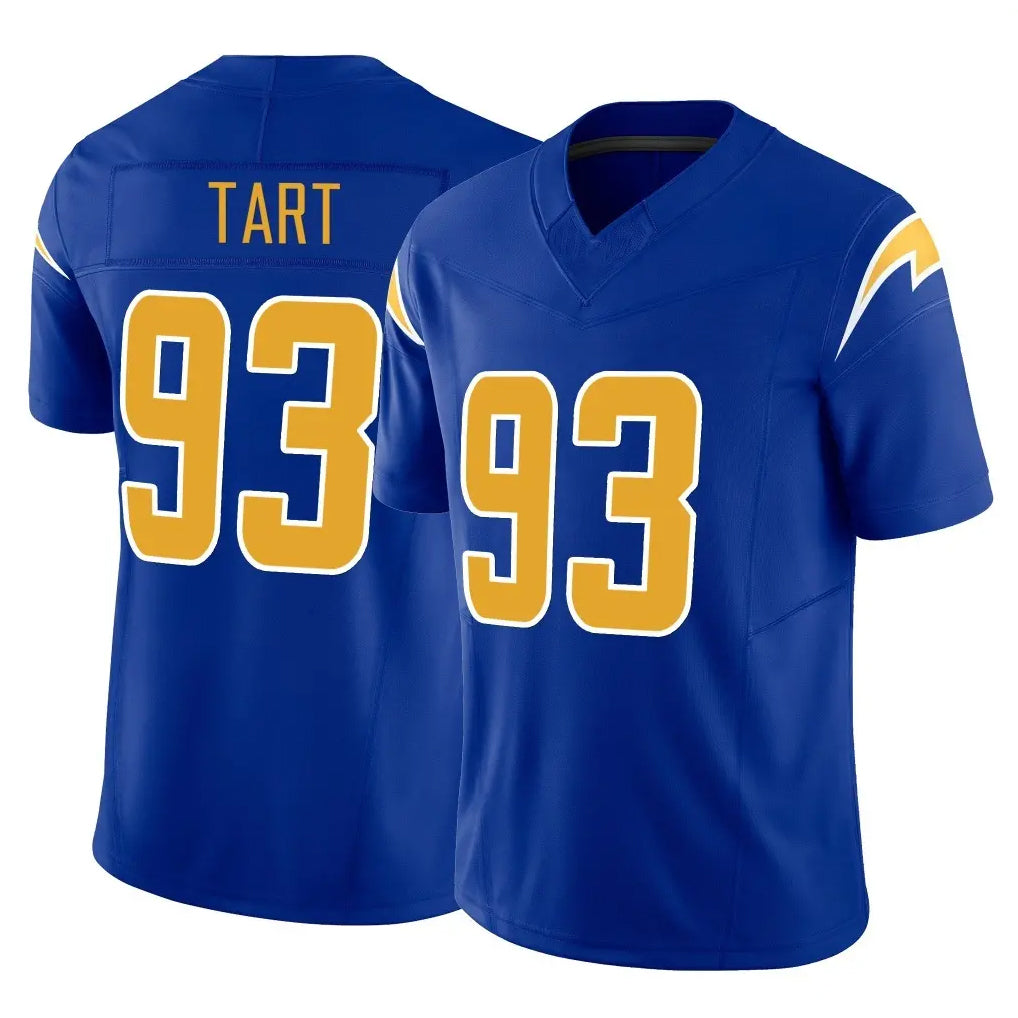 LA.Chargers #93 Teair Tart Player Royal Limited Vapor F.U.S.E. Home Game Gdoa Stitched Jerseys