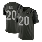 NY.Jets #20 Breece Hall Player Green Limited 2025 Rivalries Collection Home Game Gdoa Stitched Jerseys