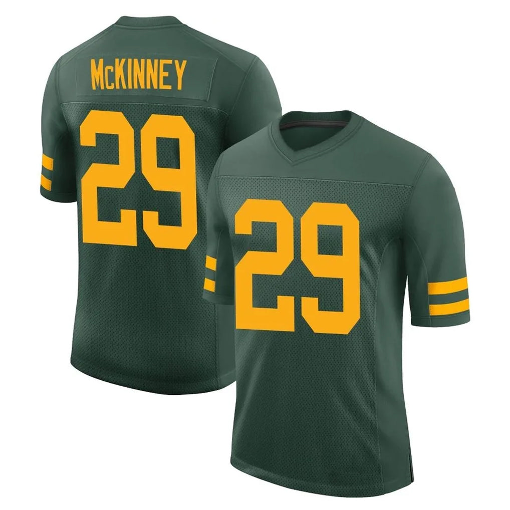 GB.Packers #29 Xavier McKinney Player Green Alternate Vapor Home Game Gdoa Stitched Jerseys