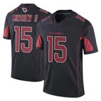 A.Cardinals #15 Gardner Minshew II Player Black Limited Color Rush Vapor Untouchable Home Game Gdoa Stitched Jerseys