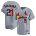 St. Louis Cardinals #21 Lars Nootbaar Player Gary Home Limited Fdoa Stitched Jerseys