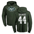 NY.Jets #44 Jamien Sherwood Player Green LOGO Pullover Hoodies Limited Game Gdoa Stitched Jerseys