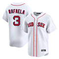 B.Red Sox #3 Ceddanne Rafaela Player White Limited Home Game Gdoa Stitched Jerseys