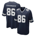 D.Cowboys #86 Luke Schoonmaker Player Navy Home Game Gdoa Stitched Jerseys