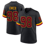 W.Commanders #98 Odafe Oweh Player Black Limited Home Game Gdoa Stitched Jerseys