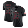 SF.49ers #68 Colton McKivitz Player Black Impact Limited Home Game Gdoa Stitched Jerseys