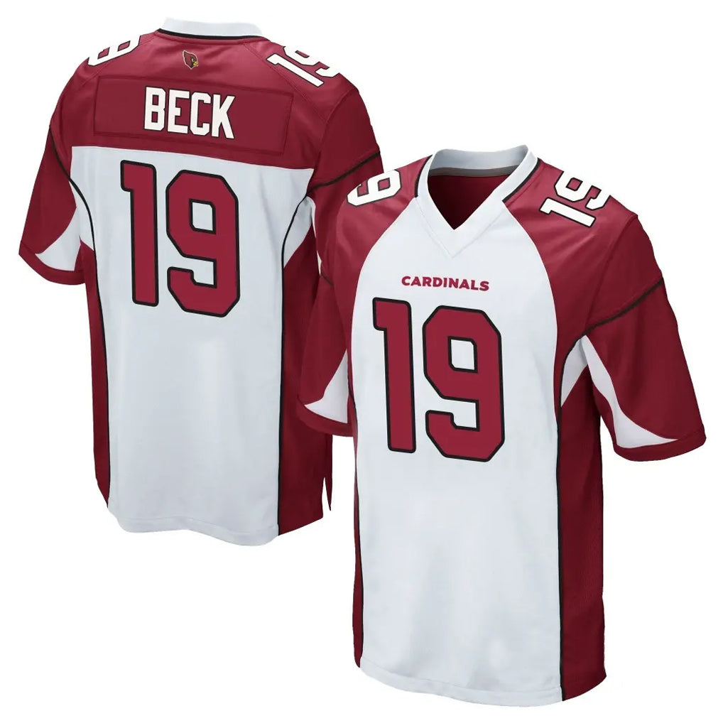 A.Cardinals #19 Carson Beck Player White Cardinal Home Game Gdoa Stitched Jerseys