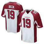 A.Cardinals #19 Carson Beck Player White Cardinal Home Game Gdoa Stitched Jerseys