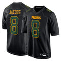 GB.Packers #8 Josh Jacobs Player Black Fashion Home Game Gdoa Stitched Jerseys