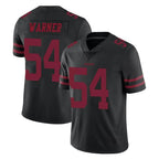 SF.49ers #54 Fred Warner Player Black Alternate Limited Vapor Untouchable Home Game Gdoa Stitched Jerseys