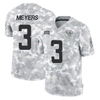 J.Jaguars #3 Jakobi Meyers Player Arctic Camo Salute To Service Limited Game Gdoa Stitched Jerseys