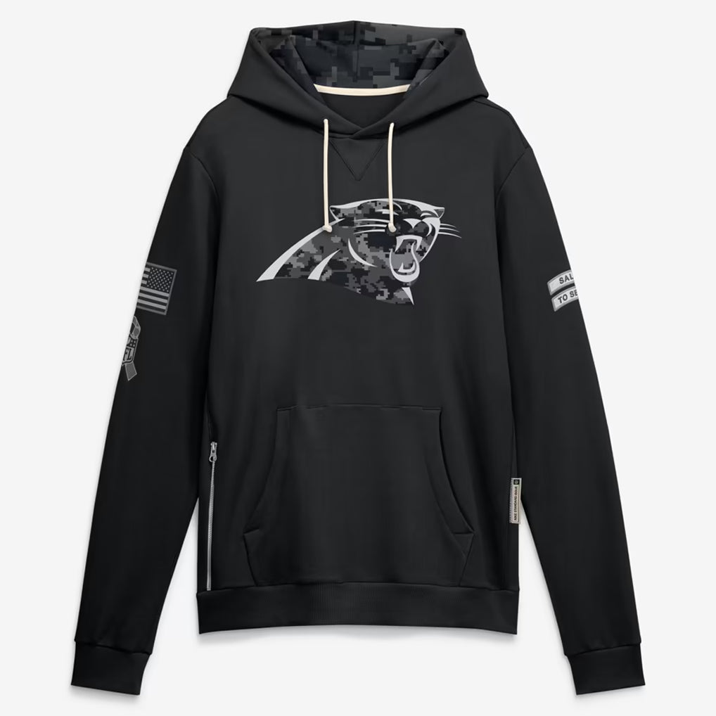 C.Panthers 2026 Black Logo Pullover Hoodies Limited Game Gdoa Stitched Jerseys