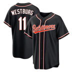 B.Orioles #11 Jordan Westburg Player Black Out Home Game Gdoa Stitched Jerseys